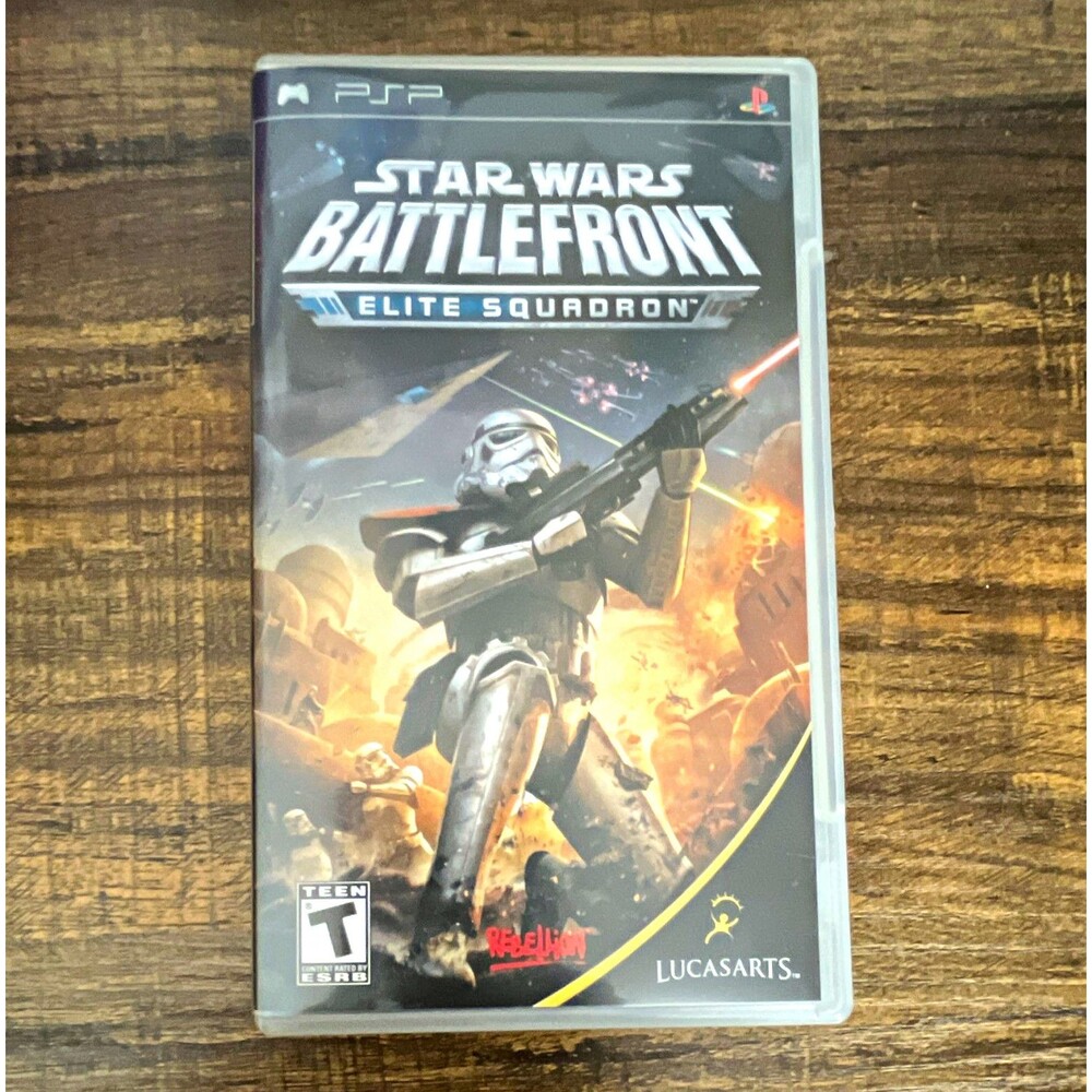 LucasArts Star Wars Battlefront Elite Squadron Sony PSP T Manual